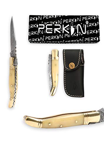 Perkin Knives Laguiole Campingmesser, handgearbeitet, hochwertig von Perkin
