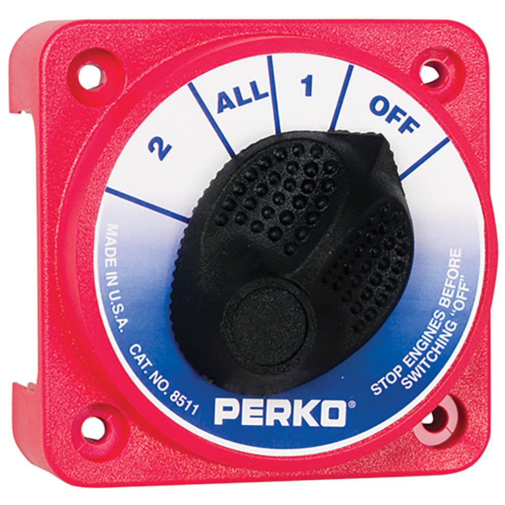Perko No Locking Compact Battery Switch Rot Perko No Locking Compact Battery Switch Rot von Perko