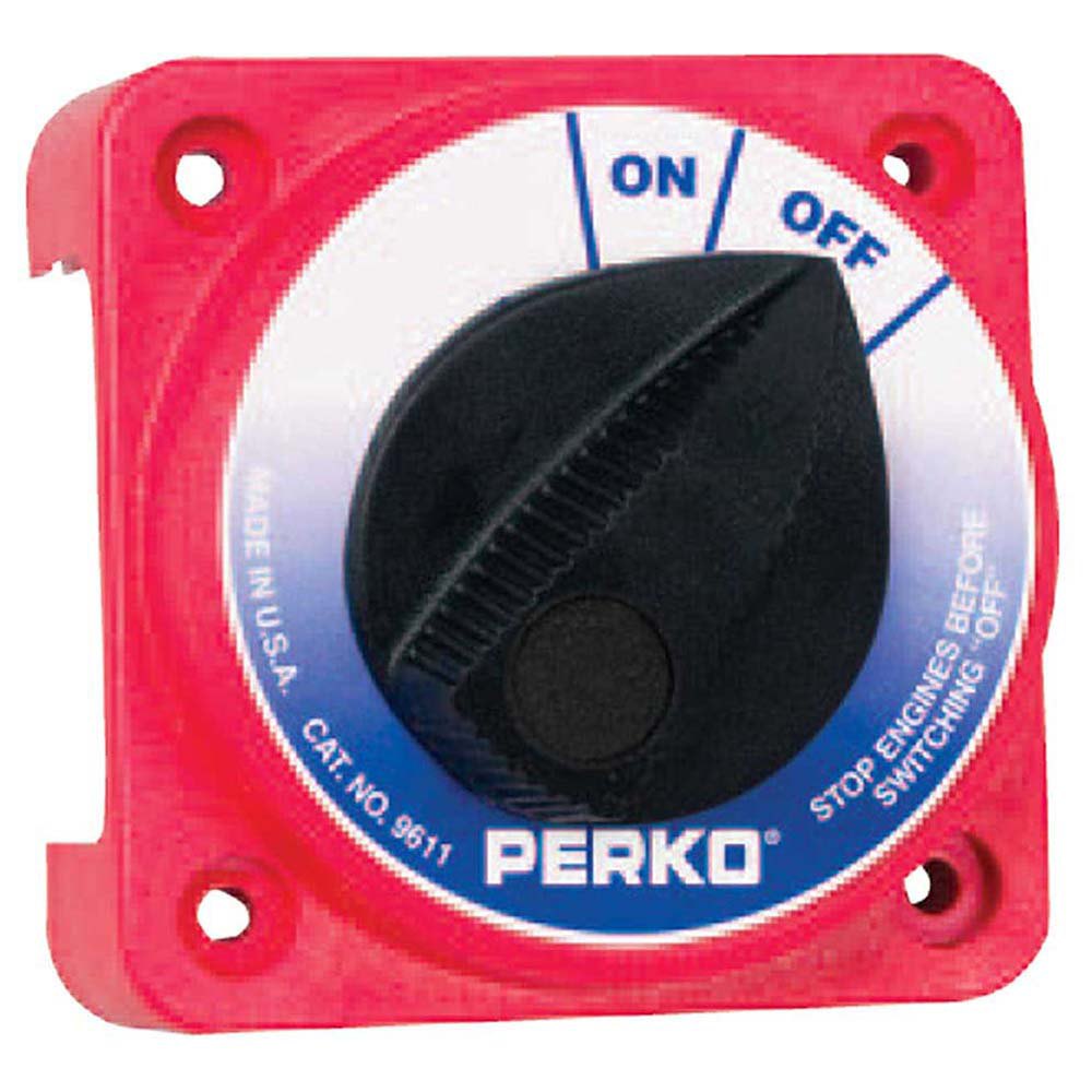 Perko On-off Compact Battery Switch Rot von Perko