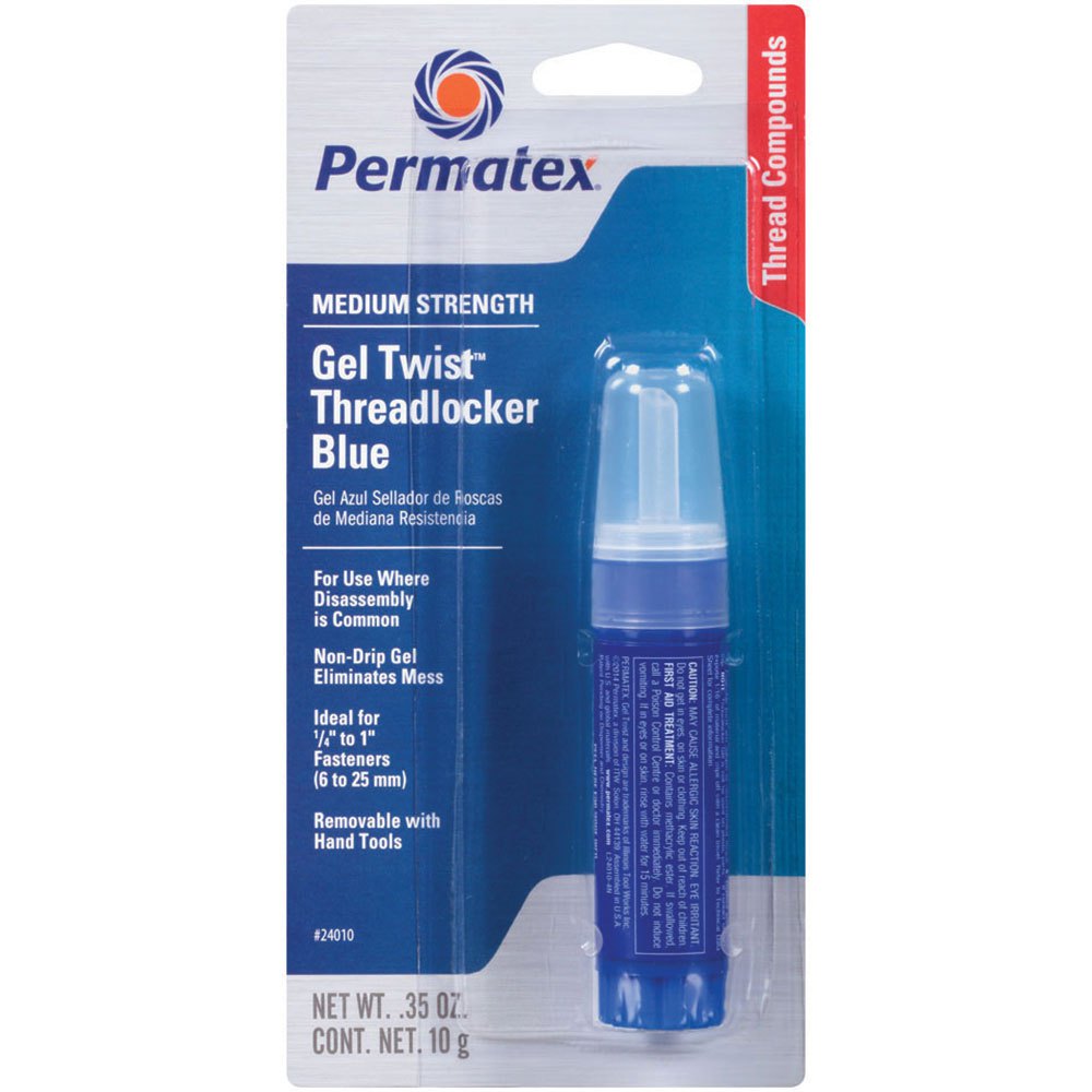 Permatex Gel Twist Medium Strength Threadlocker Blau 10 g von Permatex