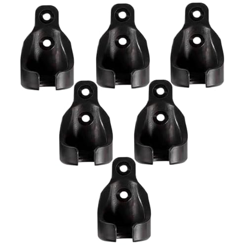 Pesoncarl Kabelanker, 6pcs Bungee Ball Receiver Wetterresistant vorgebohrter Plastik Bungee Kabelempfänger Ersatz-Bungee-Empfänger Halter von Pesoncarl