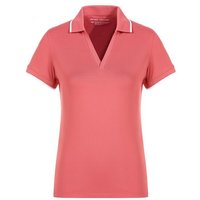 Peter Millar BETTY SHORT SLEEVE DROP V Halbarm Polo rot von Peter Millar