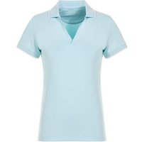 Peter Millar BETTY SHORT SLEEVE DROP V Halbarm Polo türkis von Peter Millar