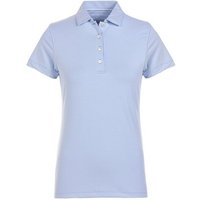 Peter Millar JUBILEE SHORT SLEEVE BUTTON Halbarm Polo hellblau von Peter Millar