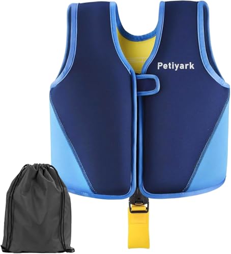 Petiyark Verstellbare Schwimmweste Kinder, Neopren Schwimmhilfe für Kinder, Leicht und komfortabel, Schwimmtraining Unterstützen, Geeignet für Jungen und Mädchen im Alter von 2-3 Jahren - Blau, S Petiyark Verstellbare Schwimmweste Kinder, Neopren Schwimmhilfe für Kinder, Leicht und komfortabel, Schwimmtraining Unterstützen, Geeignet für Jungen und Mädchen im Alter von 2-3 Jahren - Blau, S von Petiyark