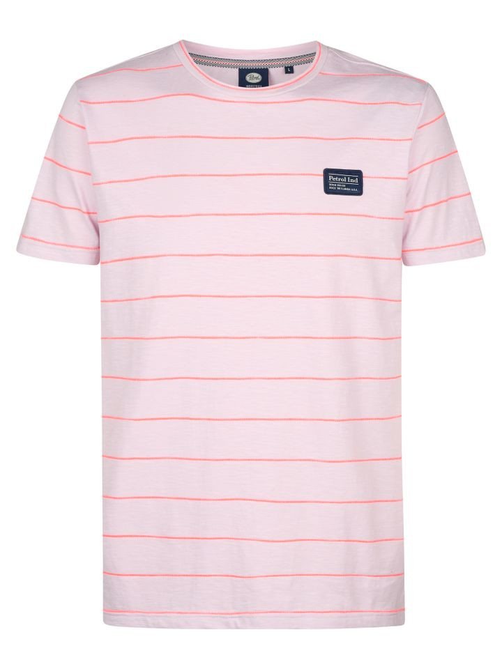Petrol Industries T-Shirt – Gestreiftes Kurzarmshirt mit Logo für Herren Petrol Industries T-Shirt – Gestreiftes Kurzarmshirt mit Logo für Herren von Petrol Industries