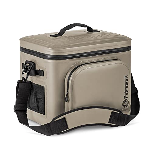 Petromax Kühltaschen (kx-bag22, Sand) für tagelang eisgekühlten Proviant | Unabhängigkeit von Strom & Akku | wasserdichter Reißverschluss | für Eiswürfel und Kühlakkus von Petromax