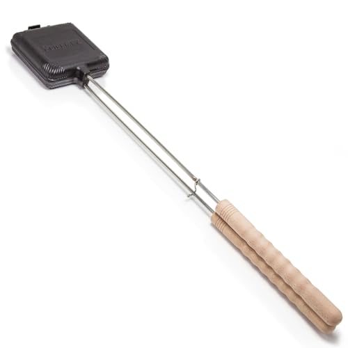 Petromax Sandwicheisen Form, Schwarz - Robustes Gusseisen Sandwichmaker, Ideal für Lagerfeuer, Camping & Outdoor-Küche, Perfekt für Toasts und Sandwiches Petromax Sandwicheisen Form, Schwarz - Robustes Gusseisen Sandwichmaker, Ideal für Lagerfeuer, Camping & Outdoor-Küche, Perfekt für Toasts und Sandwiches von Petromax
