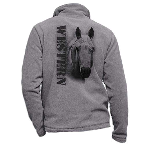 Fleece-Reiterjacke, Grau, personalisierbar, mit Pferdepferd, Größe M Fleece-Reiterjacke, Grau, personalisierbar, mit Pferdepferd, Größe M von Pets-easy