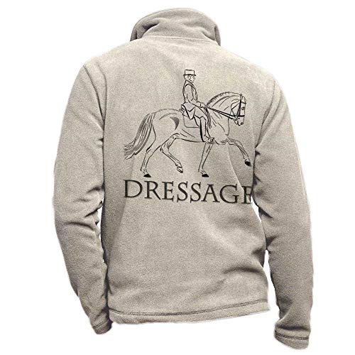 Reiterjacke aus Fleece, beige, personalisierbar, mit Pferd, Größe M Reiterjacke aus Fleece, beige, personalisierbar, mit Pferd, Größe M von Pets-easy