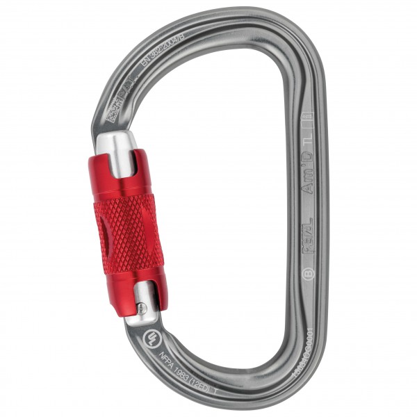 Petzl - Am'D Twist-Lock - Verschlusskarabiner grau Petzl - Am'D Twist-Lock - Verschlusskarabiner grau von Petzl