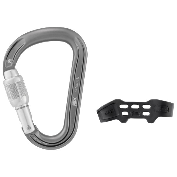 Petzl - Attache Bar - HMS-Karabiner Gr One Size grau Petzl - Attache Bar - HMS-Karabiner Gr One Size grau von Petzl