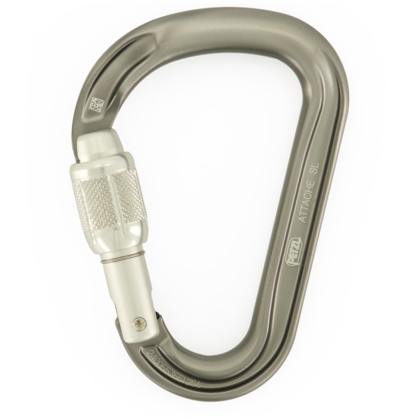 Petzl - Attache - HMS-Karabiner Gr One Size grau von Petzl