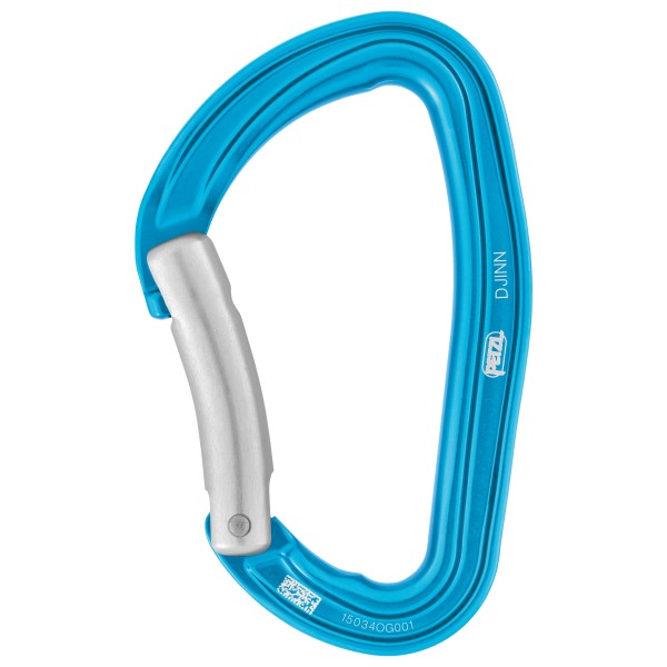 Petzl - Djinn Bent Gate - Schnappkarabiner blau Petzl - Djinn Bent Gate - Schnappkarabiner blau von Petzl