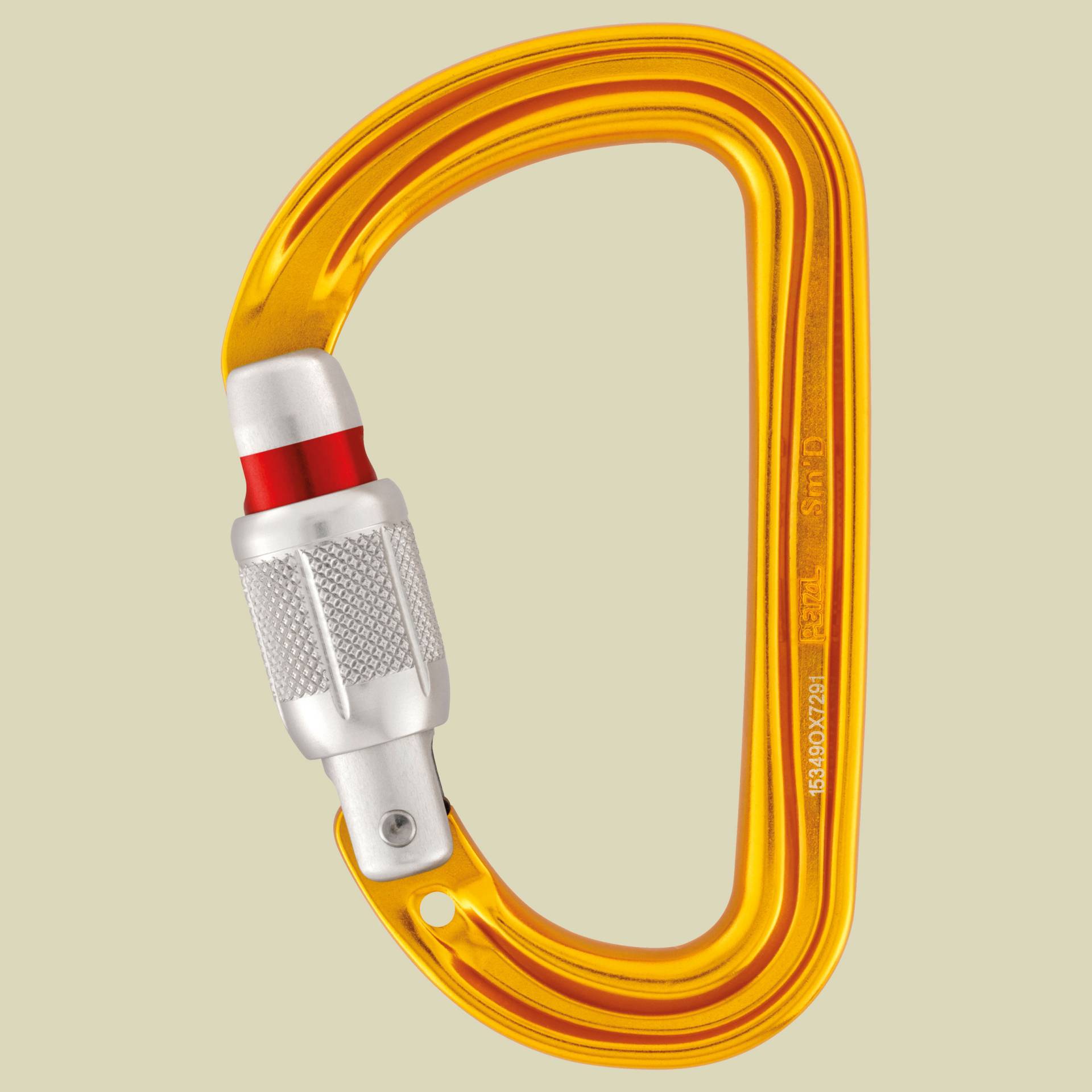 Sm'D Screw-Lock Karabiner Farbe gelb Sm'D Screw-Lock Karabiner Farbe gelb von Petzl