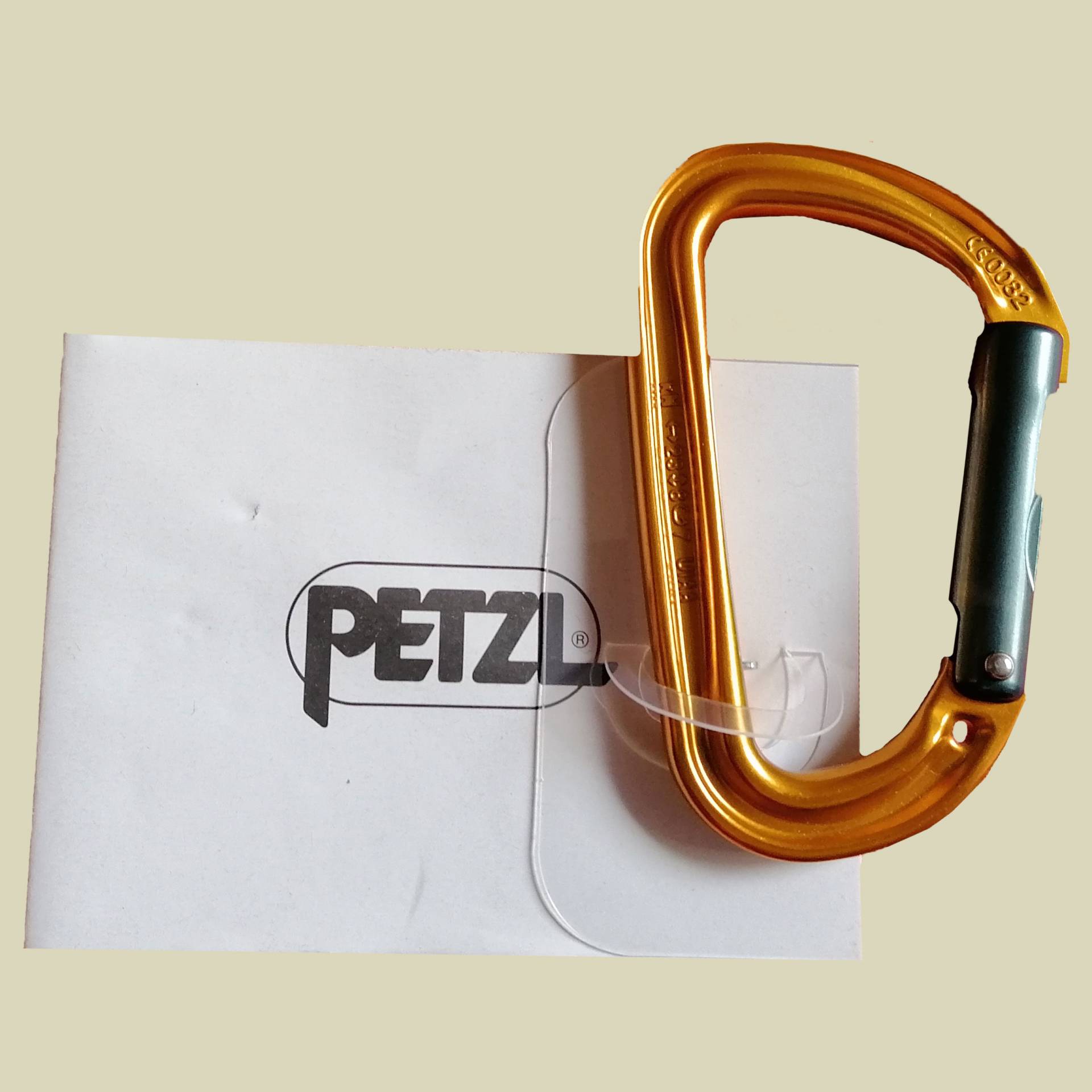 Sm’D Wall Karabiner Farbe: gelb von Petzl