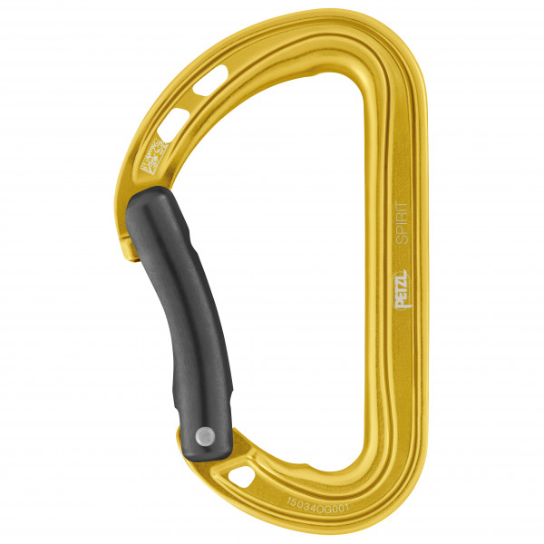 Petzl - Spirit Bent Gate - Schnappkarabiner gelb Petzl - Spirit Bent Gate - Schnappkarabiner gelb von Petzl