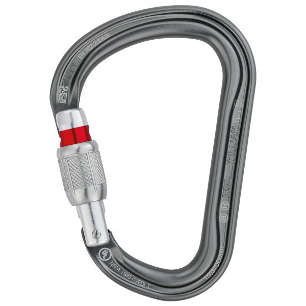 Petzl - William Screw-Lock - HMS-Karabiner grau Petzl - William Screw-Lock - HMS-Karabiner grau von Petzl