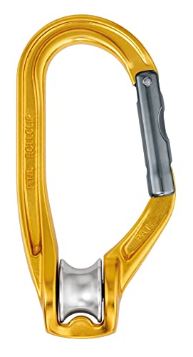 Petzl. P74 ROLLCLIP Karabiner Mit Seilrolle, Orange, One Size Petzl. P74 ROLLCLIP Karabiner Mit Seilrolle, Orange, One Size von PETZL
