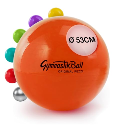 PEZZI - Gymnastikball Original Pezziball Standard 53cm Ø – Sitzball für Therapie, Sport & Büro - Universeller Trainingsball aus robustem PVC belastbar bis 400 kg – Orange PEZZI - Gymnastikball Original Pezziball Standard 53cm Ø – Sitzball für Therapie, Sport & Büro - Universeller Trainingsball aus robustem PVC belastbar bis 400 kg – Orange von PEZZI