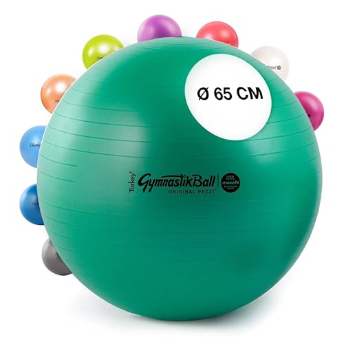 PEZZI Gymnastikball Maxafe grün 65 cm Pezziball Physiotherapie Sitzball Ball NEU von PEZZI