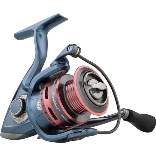 Pflueger Lady President Spinnrollen, Größe 40, Angelrolle, rechts/linker Griff, Graphitkörper und Rotor, korrosionsbeständig, Aluminiumspule, Frontbremssystem Pflueger Lady President Spinnrollen, Größe 40, Angelrolle, rechts/linker Griff, Graphitkörper und Rotor, korrosionsbeständig, Aluminiumspule, Frontbremssystem von Pflueger
