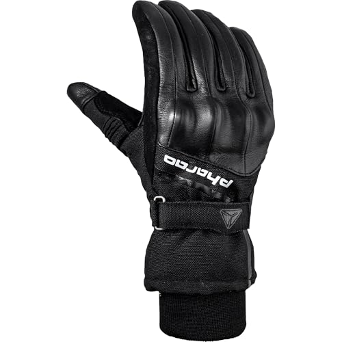 Pharao Edmon WP Winter Leder/Textilhandschuh lang - Wasserdicht und Breathable, Touchscreen Kompatibel - Aus Hochwertigem Ziegenleder Pharao Edmon WP Winter Leder/Textilhandschuh lang - Wasserdicht und Breathable, Touchscreen Kompatibel - Aus Hochwertigem Ziegenleder von Pharao