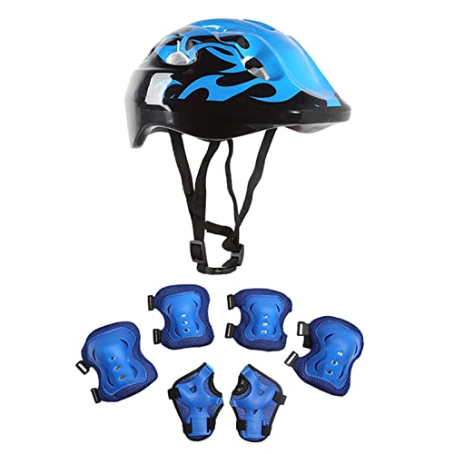 Knieschoner Kinder Mit Helm, Knieschoner Kinder Schonerset Kinder 3-10 Jahre, Knieschützer Inliner Kinder Schutzausrüstung Für Skateboard, Longboard, Stunt Scooter, Fahrrad, Rollschuhe Knieschoner Kinder Mit Helm, Knieschoner Kinder Schonerset Kinder 3-10 Jahre, Knieschützer Inliner Kinder Schutzausrüstung Für Skateboard, Longboard, Stunt Scooter, Fahrrad, Rollschuhe von PhnkjGh
