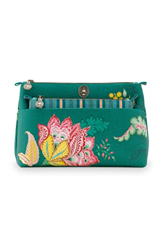 PIP Studio Kosmetikbeutel Jambo Flower | Green - Small PIP Studio Kosmetikbeutel Jambo Flower | Green - Small von PiP Studio