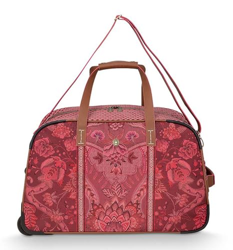 PiP Studio [W0724] Weekender on Wheels Kyoto Festival Dark Pink 55x34x27cm von PiP Studio