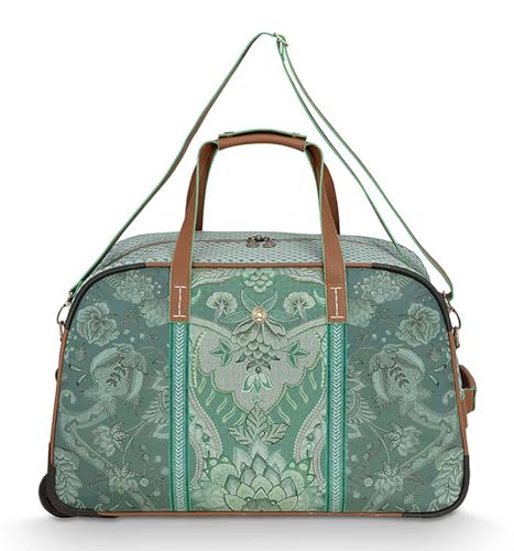 PiP Studio Weekender on Wheels Kyoto Festival Green 55x34x27cm von PiP Studio