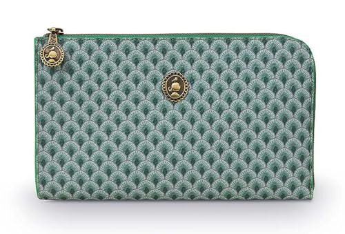 Pip Studio Cosmetic Zipper Pouch Suki Green Pip Studio Cosmetic Zipper Pouch Suki Green von Pip Studio