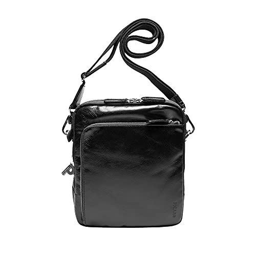 Picard Herren Schultertasche BUDDY aus Wasserbüffelleder Klein | mit Reißverschluss | Schultertasche | Alltag Picard Herren Schultertasche BUDDY aus Wasserbüffelleder Klein | mit Reißverschluss | Schultertasche | Alltag von Picard