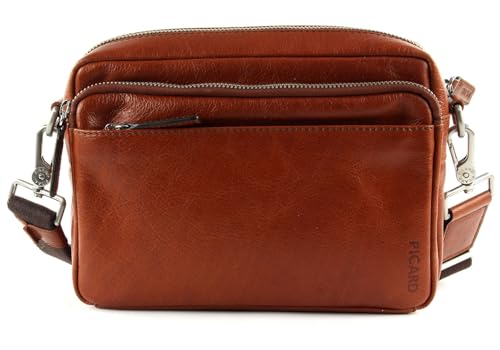 Picard, Männerhandgelenktaschen in der Farbe Cognac/Braun, aus Leder, aus der Serie Buddy, 502851B210, Einheitsgröße Picard, Männerhandgelenktaschen in der Farbe Cognac/Braun, aus Leder, aus der Serie Buddy, 502851B210, Einheitsgröße von Picard