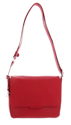 Picard Damen Handtasche Timeless 5393 aus Rindsleder mit Magnet-Druckknopf in der Farbe Rot, 20x25x7 cm, 53934F9087 Picard Damen Handtasche Timeless 5393 aus Rindsleder mit Magnet-Druckknopf in der Farbe Rot, 20x25x7 cm, 53934F9087 von Picard