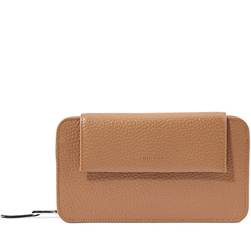 Picard Damen Handytasche Pure1 mit Reißverschluss und Trageriemen in der Farbe Cognac Braun, 759087I210 Picard Damen Handytasche Pure1 mit Reißverschluss und Trageriemen in der Farbe Cognac Braun, 759087I210 von Picard