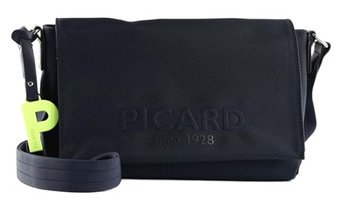 Picard Damen Schultertasche LuckyOne 3243 aus Nylon mit Reissverschluss in der Farbe Navy, 15x25x8 cm, 32434U9743 von Picard
