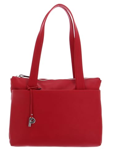 Picard Damen Shopper Timeless 5391 aus Rindsleder mit Reißverschluss in der Farbe Rot, 33x26x11 cm, 53914F9087 von Picard