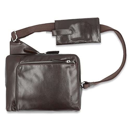 Picard Herren Cross-Body Umhängetasche BUDDY aus Echtleder Klein | mit Reißverschluss | Cross-Body Umhängetasche | Alltag, Ausgehen von Picard