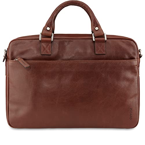 Picard Herren Laptoptasche BUDDY aus Büffelleder OneSize, Groß | mit Reißverschluss | Laptoptasche | Business von Picard