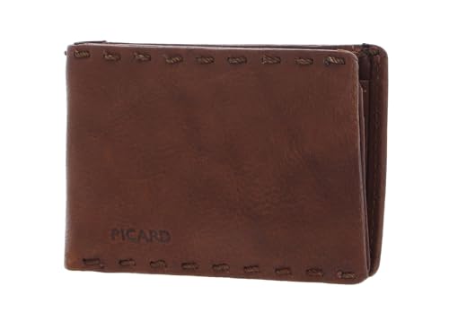 Picard Herren Geldbeutel Ranger 1 mit Druckknopf aus Rinderleder und RFID-Schutz in der Farbe Cognac, 11854M4210 Picard Herren Geldbeutel Ranger 1 mit Druckknopf aus Rinderleder und RFID-Schutz in der Farbe Cognac, 11854M4210 von Picard