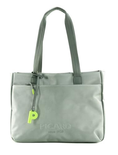 Picard Shopper Lucky ONE für Damen aus Nylon in der Farbe Silber, Maße: 9,5x42x29 cm, 32454U9017 Picard Shopper Lucky ONE für Damen aus Nylon in der Farbe Silber, Maße: 9,5x42x29 cm, 32454U9017 von Picard