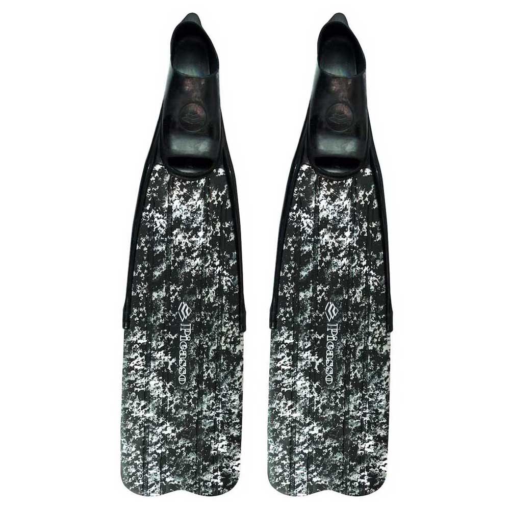Picasso Master Carbon Long Spearfishing Fins Silber EU 40-42 von Picasso