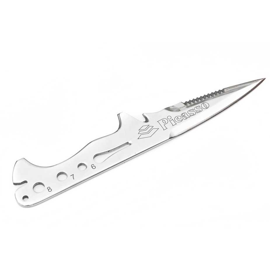 Picasso Tiger Magnet Knife Silber von Picasso