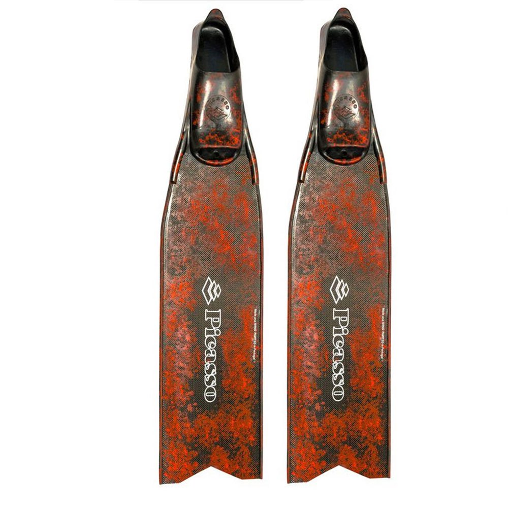 Picasso Ultimate Carbon Long Spearfishing Fins Rot EU 42-43 von Picasso