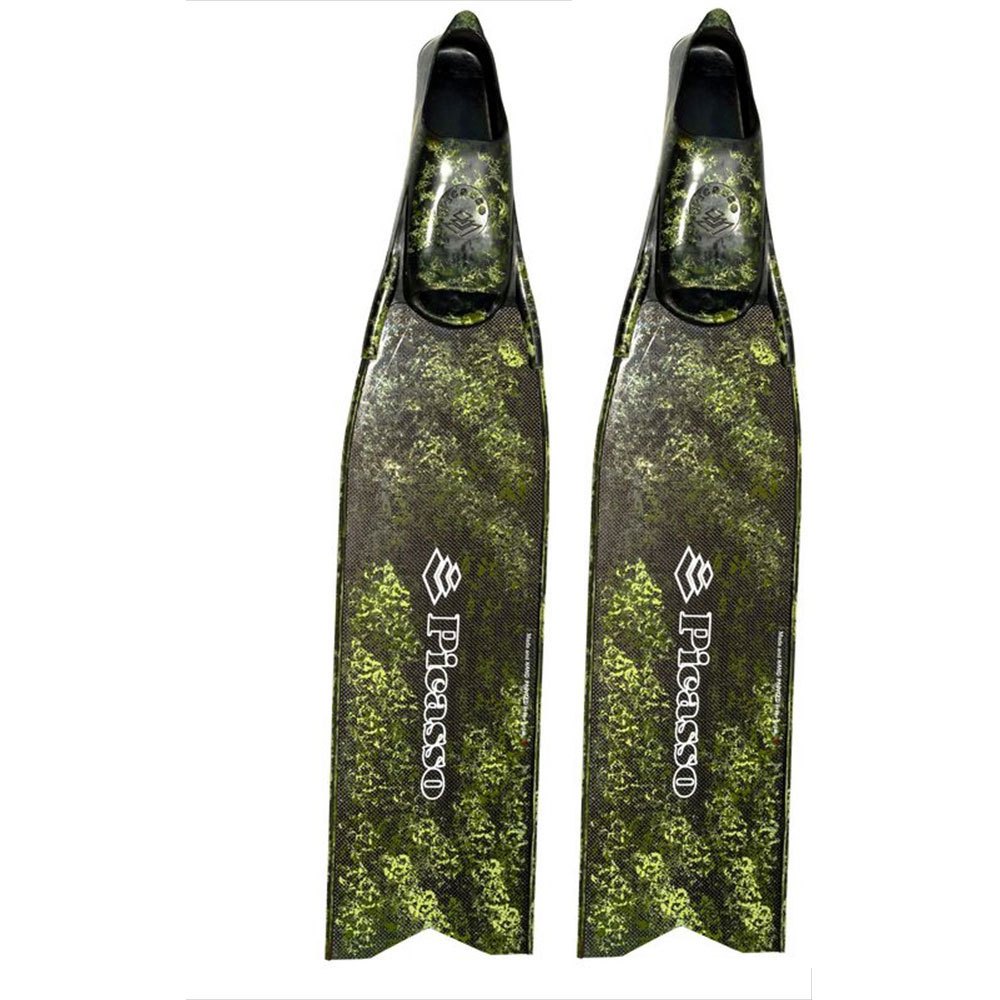 Picasso Ultimate Carbon Spearfishing Fins Grün EU 40-42 von Picasso