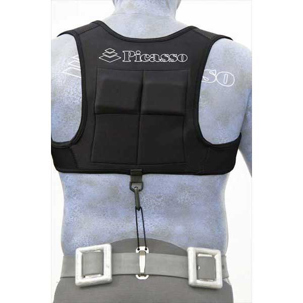 Picasso Weight Vest 4kg Schwarz 2XL-3XL von Picasso