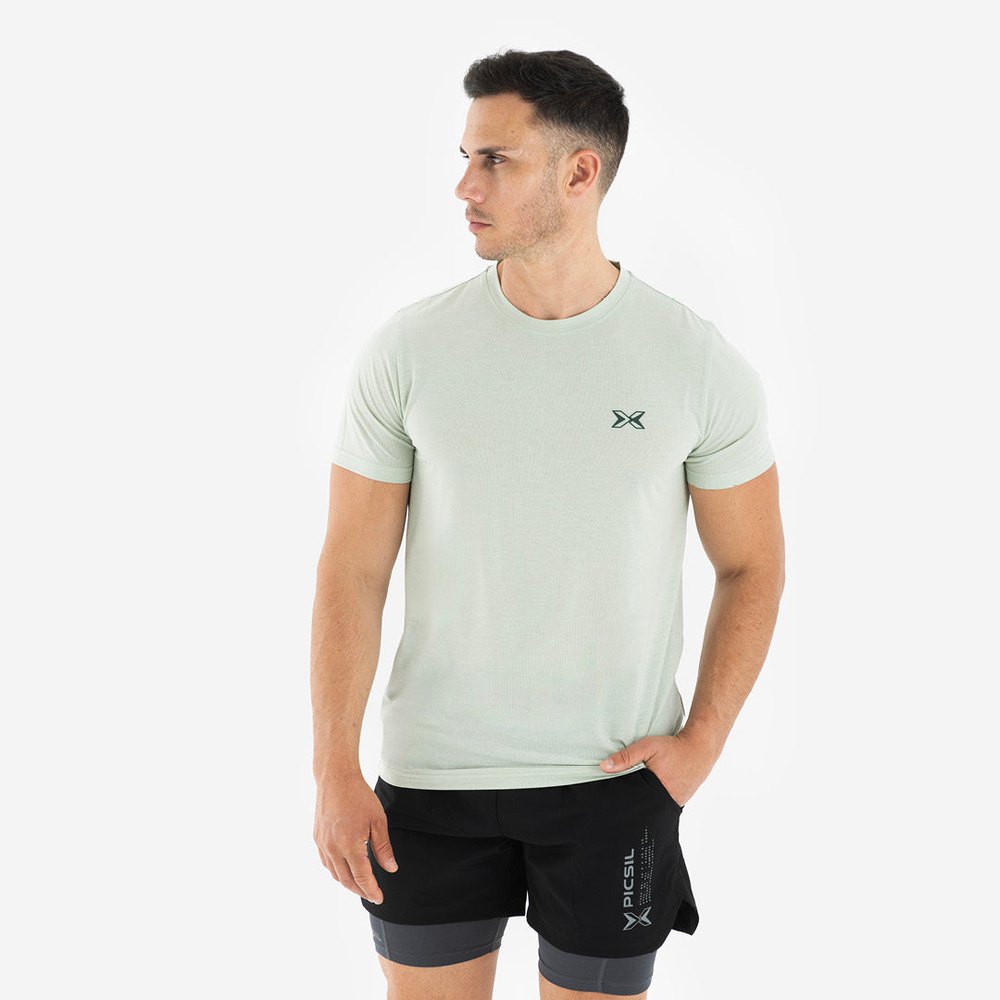 Picsil Premium Short Sleeve T-shirt Grün M Mann von Picsil