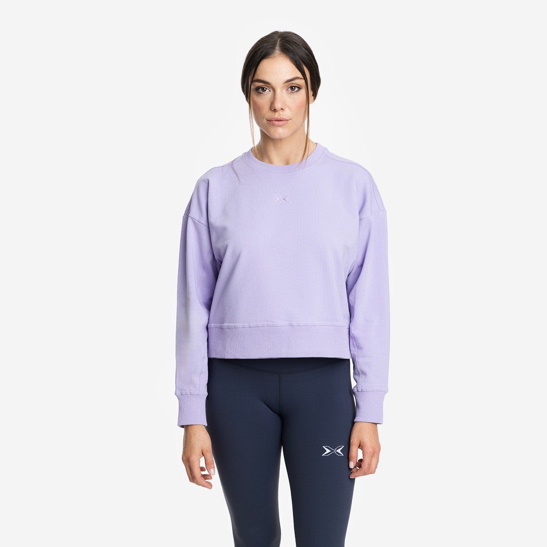 Picsil Sweatshirt Lila L Frau von Picsil