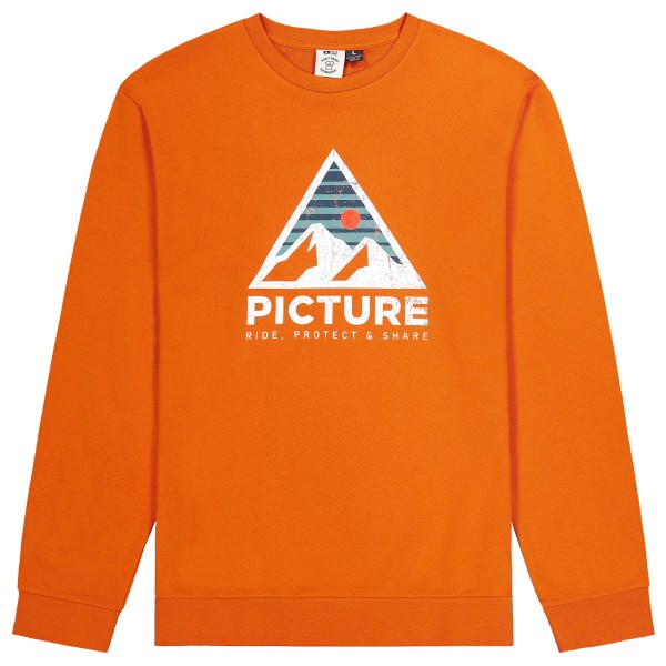 Picture - Authentic Crew - Pullover Gr L orange von Picture